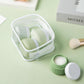 Travel Containers for Toiletries 4 Pack, TSA Approved Travel Size Toiletries, With Clear Bag Leak Proof Silicone Jars, Creams Jars Carrying Small Items