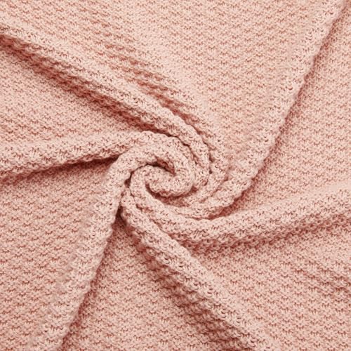 Chunky Cable Knit Throw Blanket for Couch
