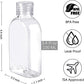 TUZAZO 6 Pack Travel Bottles for Toiletries 3.4oz/100ml Travel Size Containers TSA Approved, Clear Plastic Lotion Bottle Refillable Squeeze Bottles with Flip Cap for Shampoo, Conditioner & Lotion