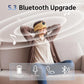 Sleep Mask Bluetooth 5.4 Headphones Soft Wireless Headband Eye Mask Blackout with Microphone (Gold)