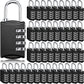 40 Pcs 4 Digit Combination Locks Small Combo Number Locks Bulk (40 Count)