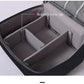 Cable Organizer bag for women or men,Electronic Accessories Carry Case Portable Waterproof Double Layers All-in-One Storage Bag for Cord, Charger, Phone, Earphone (Black)