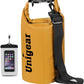 Unigear Dry Bag Waterproof, 2L/5L/10L/20L/30L/40L Floating and Lightweight Bags for Kayaking, Boating, Fishing, Swimming and Camping with Waterproof Phone Case
