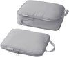 tianzong Compression Packing Cubes for Suitcases, Luggage Organizer Bags Set for Travel (Grey, 2 Pack Medium)