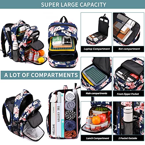 Lunch Cooler Backpack for Women