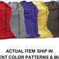 Extra Large Laundry Bag 6 Pack, Varied Colors, Travel Laundry Bags with Drawstring Closure, 30"x40", for college, dorm and apartment dwellers (6PCS)