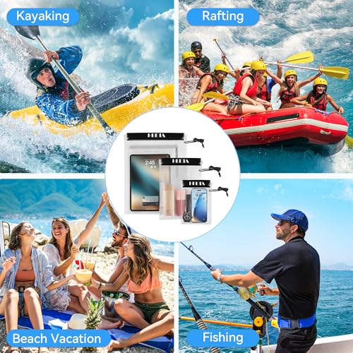 5 Pack Clear Waterproof Dry Bag Pouch (5 Count)