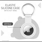 CHARGEWORX Air Tag Holder 4-Pack – Silicone Protective Keychain Holders for Apple Air Tags