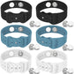 Motion Sickness Bands Anti Nausea Acupressure Wristband Sea Sickness Wristbands Nausea Bands-3Pairs-Black+Bule+White