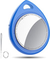 Air Tracker Tag Blue 1 Pcs, Bluetooth Item Finder Work with Apple Find My (iOS Only), Smart Tag for Luggage/Key/Suitcases/Backpack, Replaceable Battery.