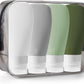 INSFIT Portable Travel Bottles, TSA Approved Leak Proof Containers for Toiletries, BPA Free Refillable Accessories for Shampoo, Body Wash, Liquids (4 Pack)