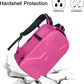 MOSISO Camera Backpack, DSLR/SLR/Mirrorless Photography Camera Bag 15-16 inch Waterproof Hardshell Case with Tripod Holder&Laptop Compartment Compatible with Canon/Nikon/Sony, Rose Red