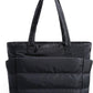 BAGSMART Tote Bag for Women, Lightweight Puffy Tote Bag with Compartments Shoulder Bag Handbag for Travel, Work, Gym,