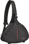 CADeN Camera Bag Sling Shoulder Bag Camera Case Waterproof with Rain Cover Tripod Holder, Compatible for DSLR/SLR Cameras (Canon Nikon Sony Pentax) and Accessories Shoulder Camera Bag