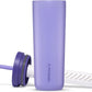 LifeStraw Go Series Tumbler – Double Wall Insulated Stainless Steel Water Filter, Thistle Purple, Designed for Everyday Use, Removes Bacteria, Parasites, Microplastics, and Improves Taste