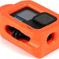 HSU Floaty Case for GoPro Hero 13/12/ 11/10/ 9 Black, Floating Case with Long Screw and Adhesive Anchors for Snorkeling, Surfing, Wakeboarding, GoPro Hero Accessories