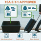 XEWEA 2PCS Small TSA Approved Clear Travel Toiletry Bags for Men Women,Transparent Makeup Cosmetic Bag with Handle,Waterproof PVC Quart Organizer Storage Pouch for Toiletries Airline Essential, Balck - Roamly