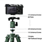 Fotopro Carbon Fiber Tripod 60 Inch 360 Degree Ball Head Quick Release Plate Lightweight Camera Tripod for Travel Tripod Folded Height Only 14.2",Max Loads up to 22lbs,Green