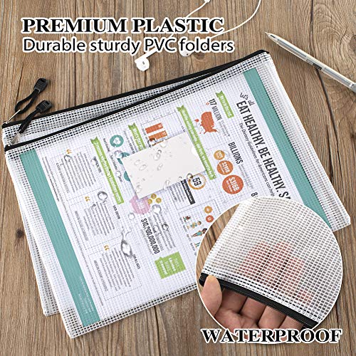 20 Pack Mesh Zipper Pouch Bags (20 Count)