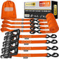 Heavy Duty Ratchet Straps & Soft Loops