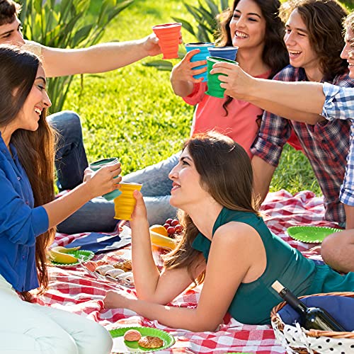 Silicone Collapsible Travel Cup (4 Count)