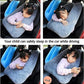 Travel Pillow Cushion for The Back Seat of Car Car Pillow Blue
