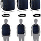 MATEIN Weekender Backpack, Large Capacity Travelling Suitcase Backpack with Strap for Clothes, Expandable Flight Approved Business Carry on Daypack for International Travel, Blue