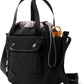 Bellroy Cinch Bucket Bag (compact 9 liter lightweight crossbody bag with external organization, internal zip pocket, adjustable shoulder strap, and adapts to be carried three ways) - Black