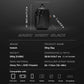 Inateck Sling Bag X-Row with RFID Blocking, Spacious Crossbody Shoulder Chest Everyday Carry Bag with Quick-adjust Strap, Water-resistant Sling Backpack for Men, Women, Travel, Cycling, Hiking, Black