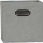 Household Essentials 84-1 Foldable Fabric Storage Bins | Set of 6 Cubby Cubes with Handles | Gray
