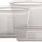 Zip Top Reusable Food Storage Bags | 3 Bag Set [Gray] - 2 Sandwich, 1 Snack | Silicone Meal Prep Container | Microwave, Dishwasher and Freezer Safe | Made in the USA
