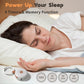 Mini Sound Machine Portable Baby White Noise Machine with 30 Soothing Sounds for Kids Adults Auto-Off Timer 32 Volume Levels Rechargeable Brown Noise Sleep Machine for Home Office Privacy and Travel
