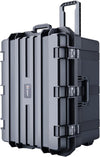 Lykus HC-6540 Large Waterproof Hard Case with Wheels and Customizable Foam, Interior Size 25.6x18.9x15 inch, Suitable for large electronic equipment and more