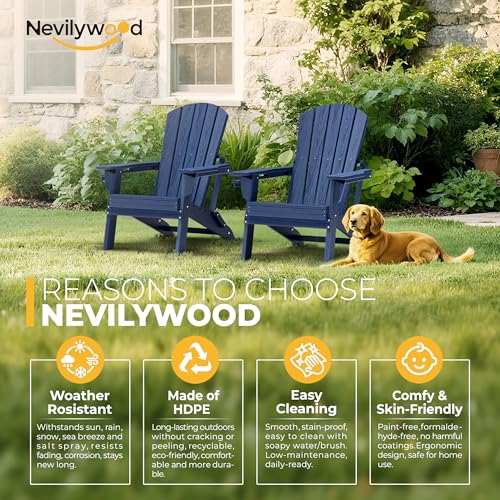 Folding Adirondack Chairs Set of 4 (4 Count)