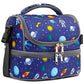Kids Double Decker Cooler Insulated Lunch Bag Large Tote for Boys
