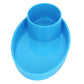 Snack Tray for Kids Car Seat with Secure and Sturdy Design, Versatile Usage, Compact and Portable Design, Easily Attachable, Cup Holder (Blue)
