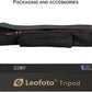Leofoto 59.8" Lightweight Carbon Fiber Travel Tripod, Professional Compact Tripod for Camera DSLR Video, Max Load 44Lbs/20KG (LS-323CX)