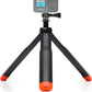 SOONSUN 4in1 Floating Selfie Stick Tripod for GoPro Hero 13 12 11 10 9 8 7 6 5 4 3, Max, AKASO, Osmo Action 3/4/5 Pro Camera - As Waterproof Extension Monopod Pole Floating Handle Grip Tripod Stand