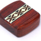 1pcs Handcrafted Wooden Pill Case for Purse - Elegant Rosewood Pill Box Organizer, Discreet Wallet-Size Storage for Medications, Jewelry & Essentials