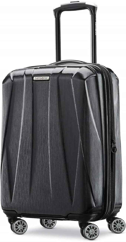 Samsonite Centric 2 Hardside Expandable Luggage with Spinner Wheels, Black, Carry-On 20-Inch