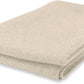 Jet&Bo 100% Pure Cashmere Travel Blanket & Storage Pouch Sand 60" x 45" in Gift Box