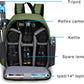 CADeN Camera Backpack Bag Professional for DSLR/SLR Mirrorless Camera Waterproof, Camera Case Compatible for Sony Canon Nikon Camera and Lens Tripod Accessories Green