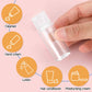 Travel Size Make up Sample Containers, 12 Clear Plastic Mini Travel Bottles, 1/2 Oz, Leak Proof, User-Friendly, Versatile Usage for Travel Liquid Toiletries