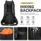 King'sGuard 60L Hiking Backpack Large Waterproof Camping Backpack for Men and Women Lightweight Frameless Backpacking Backpack with Rain Cover (Navy Blue) - Roamly