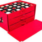 [Christmas Ornament Storage Box with Dividers] - (Holds 72 Ornaments up to 3 Inches in Diameter) | Acid-Free Removable Trays with Separators | 3 Removable Drawer Style Trays