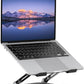 Laptop Stand Adjustable MacBook Stand for Desk Aluminum Notebook Holder Ergonomic Computer Riser Portable Desktop Stand Compatible with All MacBook Notebook Laptop 10-17 Inch