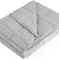 L'AGRATY Weighted Blanket - 60"x80" 15lbs Cooling Breathable Heavy Blanket Microfiber Material with Glass Beads Big for Adult All-Season Summer Fall Winter Soft Thick Comfort Blanket