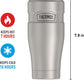 THERMOS Stainless King Travel Tumbler, 16 Ounce, Vacuum-Insulated | Matte Steel | Pack of 4