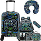 Kid’s Luggage Set 5 Piece Suitcase Set 16’’ Hardside Luggage with Spinner Wheels Girls Boys Carry on Luggage Travel Rolling Luggage Airline Approved (5 Count)