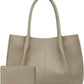 KKXIU Tote Bag for Women Vegan Leather Shoulder Purse Large Capacity Travel Bag
